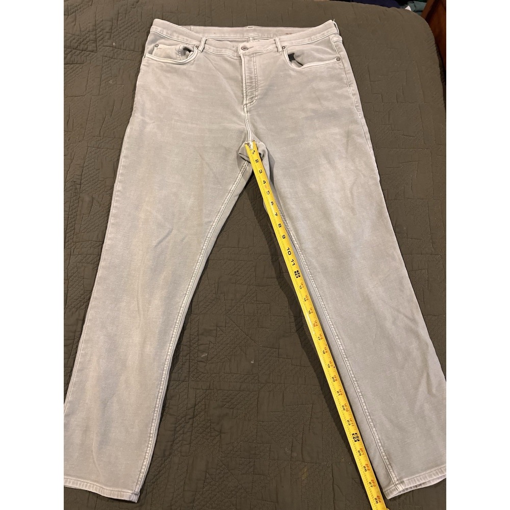 Faherty Men's Jeans Light Gray 38x30 See Measurements In Photos